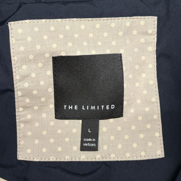 The limited navy blue trench coat jacket size L - Picture 11 of 13